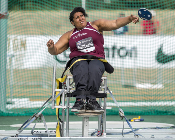 Paralympic Nationals-Christel Robichaud, discus